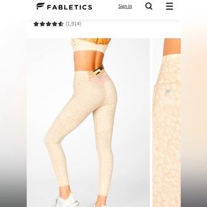Fabletics Women’s Trinity Motion 365 Leggings Size L